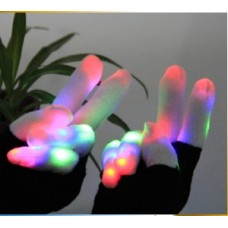 Ljósavettlingar, fingurnir lýsast. 