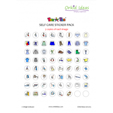 TomTag Sjálfshjálpar límmiðar